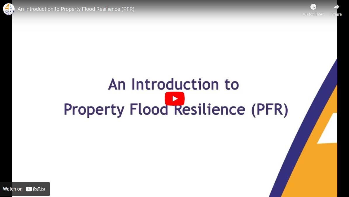 An introduction to Property Flood Resilience (PFR)